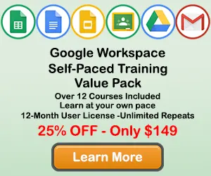 Google Online Self-Paced Training Value Package Only $149