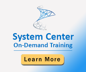 System Center On-Demand Training