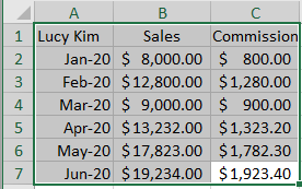 Step 1: Select your chart data