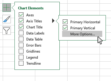 Step 5: Format your Axis Titles