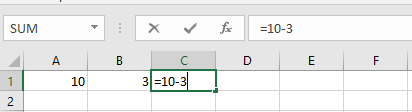 Step 2: Static Variable Formulas example