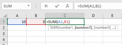 Step 2: Formula Using Excel Functions example