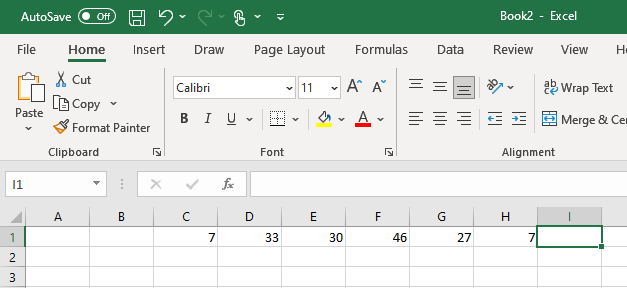 Step One: Select the cell where the formula will be placed