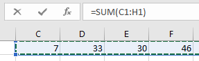 Step Four: Click Checkmark on the Formula Bar