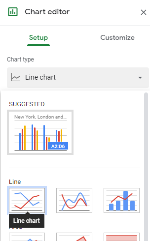 Step 3: Click the Change Chart Type Button