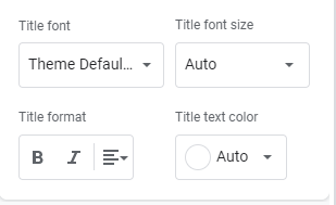 Step 5: How to Format the Chart Title