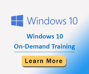 Windows 10 On-Demand Training